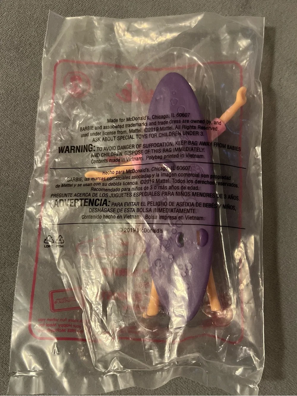 Burger King and McDonald’s Barbie toys